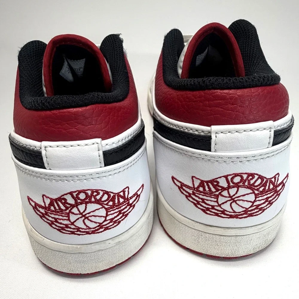 Air Jordan 1 Low Chicago Black Toe White Red‎ Black Men's Size 12 553558-118